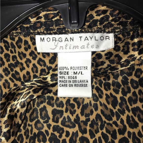 Morgan Taylor Long Animal Print Robe - Picture 3 of 5